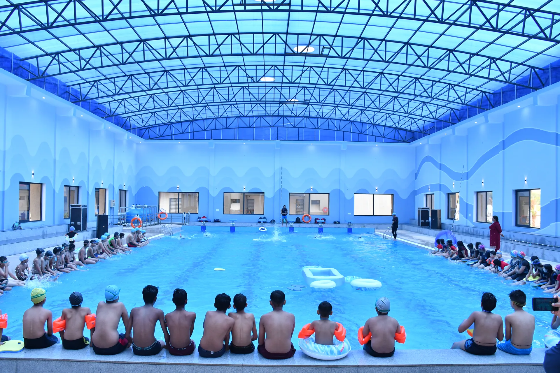 State-of-the-art Swimming Pool at Gudha Public School